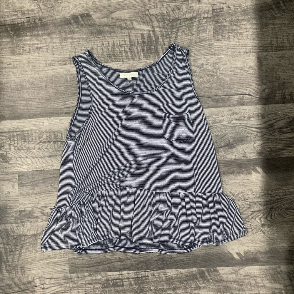 Navy striped Tank